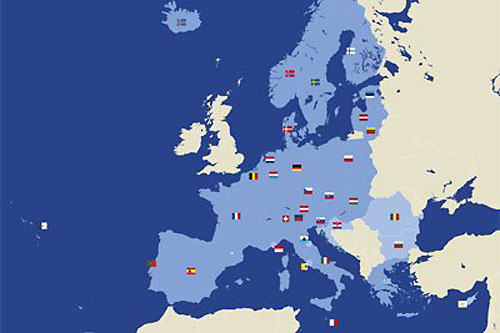 Mapa mała Schengen
